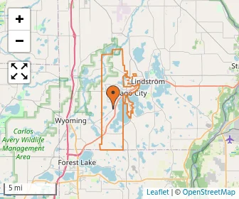 Area schools map